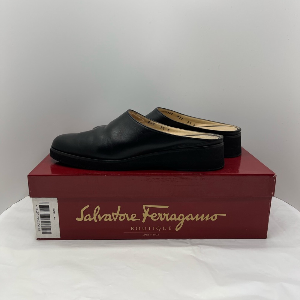 Ferragamo Leather Slide